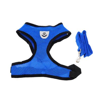 China Sustainable Soft NoPull Dog Harness No Obstruction Dog Harnesses Double Padded Halter Pad Ultra Walking Mesh Dog Vest Breathable for sale