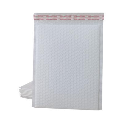 China Packaging China Matt White Film Self-sealed Metallic Bubble Mailers Envelopes Gift Bags for sale