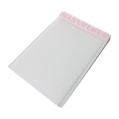 China Matt White Packaging High Quality Film Self-Sealed Metallic Bubble Mailers Envelopes Gift Bags for sale