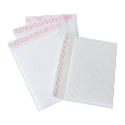 China Packaging Customized Shipping Packaging Matt White Bubble Bag Matte Envelopes Bag for sale