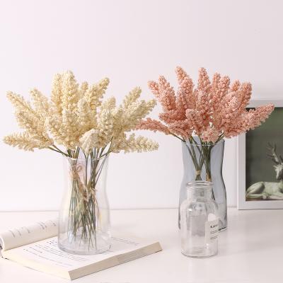 China Spike Wedding 6 Head Natural Home Artificial Flower Head Bouquet Fake Flower Photography Decoration Garden Touch Natural Touch for sale