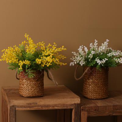 China China Wholesale Natural High Quality Real Touch 5 Branches Simulation Artificial Flower for sale