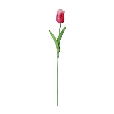 China New Mini Tulip Simulation Flower Wedding Home Decoration Artificial Flower Tulip Natural Touch 10 Sticks Wedding Decoration for sale