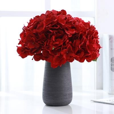 China Natural Hot Sale 5 Hydrangea Amazon Touch Artificial Flowers Wedding Home Decor Decoration for sale