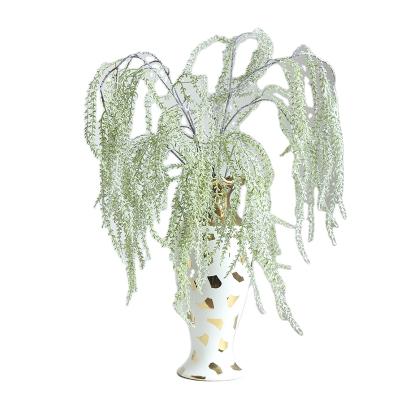 China New Fashionable Natural Touch Mini Artificial Faux Greenery Willow Tree Leaves Branch for Indoor and Outdoor Decoration for sale