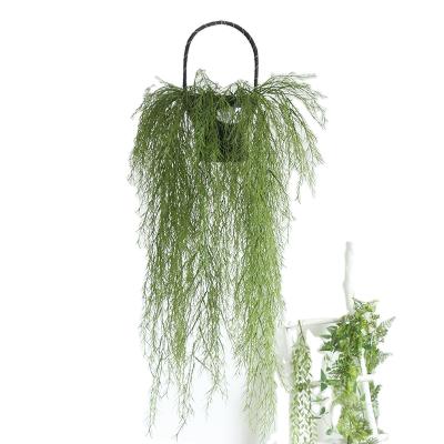 China Natural Touch 118cm Green Rattan Hanging Leaves Decoration Plant Leaf Fences Wall Garland Artificial Ivy Leaves for sale