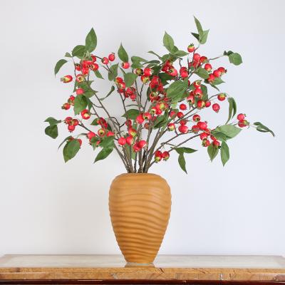 China Small Natural Pomegranate Simulation Plant Home Touch Wedding Flowers Wholesale Wedding for sale