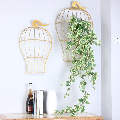 China Wholesale 1.8m Factory Touch Wedding Wall Decor Home Vine Grape Leaves Ivy Leaf Plants Hanging Garland Home Natural Artificial Foliage Flowers for sale