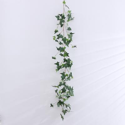 China Natural Touch Leaves Garland Eucalyptus Backdrop Arch Wall Decor Greenery Garlands For Wedding Long Faux Silk Vines 180cm As Picture for sale