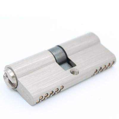 China High Security Double Row Anti Drill Anti Bump Euro Profile Lock Cylinder Brass Snap Mortise Cylinder And Two Row Keys for sale