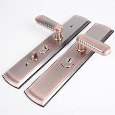 China China Security Door Handle Modern Promotional Good Quality Luxury Metal Door Handle for sale