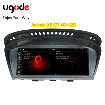 China Ugode Car Wholesale Media E60 E90 GPS PX6 Android 9.0 Navigation Stereo Screen For BMW E60 E90 4+64GB 5 Series for sale