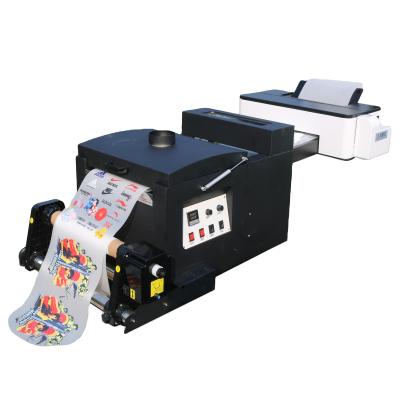 China Self weeding & Auplex Environmental Friendly Roll Pet Film Heat Transfer Printer A3 Size Digital T-shirt Fabrics Printing Machine for sale