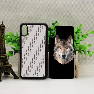 China High Quality Cheap Wholesale Plastic PC Custom Sublimation 2d Blank Phone Case Cover For iphone X for sale