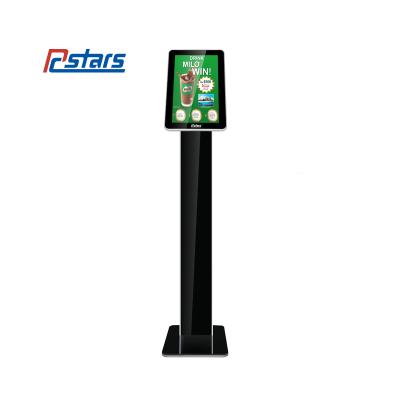 China 15 Inch Indoor Free Floor Standing Android Video LCD Advertising Player Kiosk Totem Touch Screen Digital Signage Display for sale