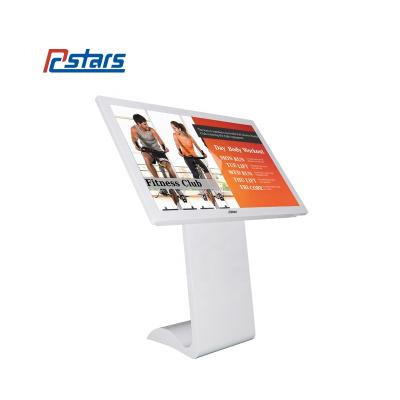 China 55 Inch Indoor Free Floor Standing Android Video LCD Advertising Player Kiosk Totem Touch Screen Digital Signage Display for sale