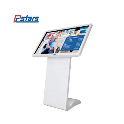 China 43 Inch Indoor Free Floor Standing Android Video LCD Advertising Player Kiosk Totem Touch Screen Digital Signage Display for sale