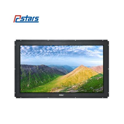 China 32 Inch Indoor Wall Mount Open Frame LCD Monitor Touch Screen Advertising Display Billboard Digital Signage for sale