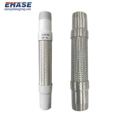 China Connecting Installation to Hose System 316L SS Wire Braided Metal Bellows Flexible Hose with Female Thread Flexible Joint Hose for sale