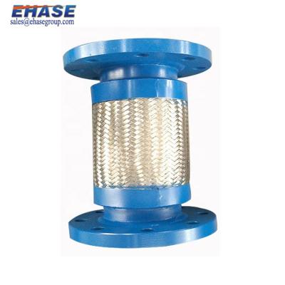 China Omega Bellows Stainless Steel Flange Hose Corrugated Pump Flexible Connector for sale