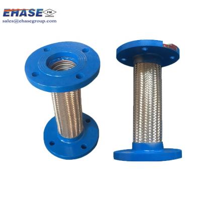 China Used for pump to link with flexible tube FM metal bellows braided hose for sale