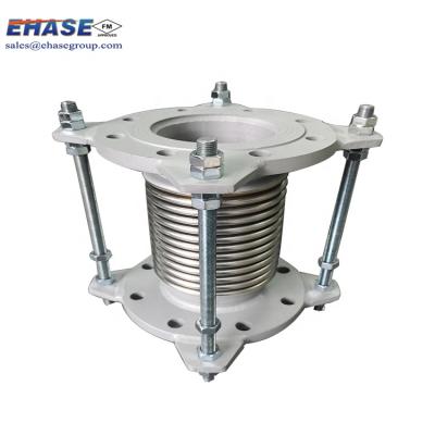 China Compensate Expansion And Compression FM Pressure Balanced Type SS Metallic Bellows Expansion Joint for sale