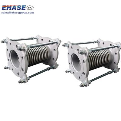 China Corrugated Flange Type Compensate Stainless Steel Bellows Expansion And Compression Compensate FM for sale