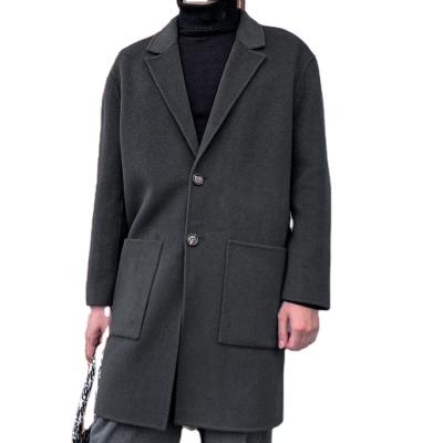 China OEM Breathable Luxury Custom Made ODM Winter Long Warm Wool Blend Ditch Coat Abrigo largo Para de hombre for sale