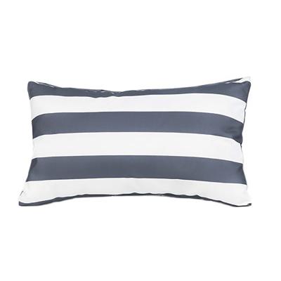 China Massage White And Blue Rectangular Striped Outdoor Throw Decorative Soft Sofa Pillow And Cushions for sale