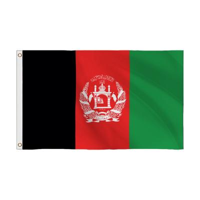 China Durable Custom 3'x5'   Polyester Indoor and Outdoor Use Afghanistan Afghan  banner Flag for sale