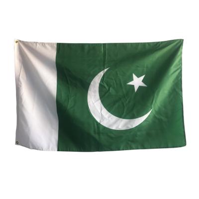 China Hanging Displays Printed Indoor Outdoor Hanging Polyester 3x5ft National Palestinian pakistan Flag for sale