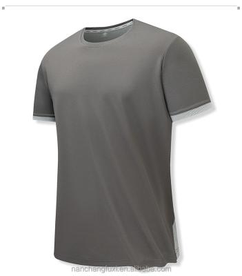 China High Quality Anti-Wrinkle OEM Fitness T-shirts Quick Dry Shorts Sheath Breathable Sweat-wciking Workout Gym T-shirt Sporty Men for sale