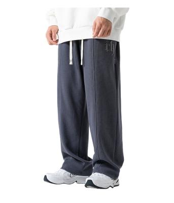 China Anti-Static Jogger Custom Track Fleece Track Pants French Terry Baggy Stacked Sweatpants For Men for sale