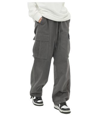 China Y2K Six Pockets Women Vintage Drawstring Sweatpants Casual Wide Leg Wide Leg Pants Breathable Loose Jumpsuits for sale