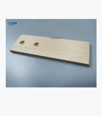 China Weaving machine textile machine spare parts harness blade frame guide plate with two holes harness blade frame board 180mm*60mm*8mm customizable for sale