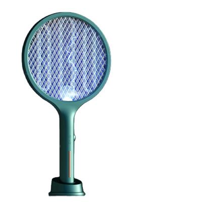 China Hot Sale Viable Electronic Mosquito Killer Machine Rechargeable Electronic Insect Zapper Handheld Mosquito Swatter for sale