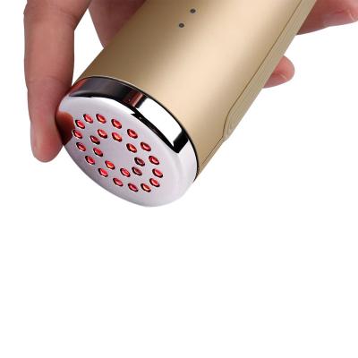 China Skin Tightening Beauty Device High Quality Home Use Portable Skin Lifting Led Red Light Therapy Heating Anti Aging Face Massager for sale