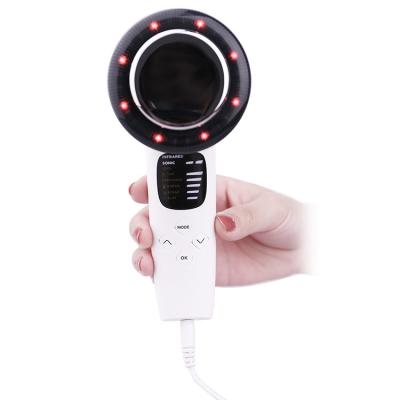 China Skin Tightening Mini Design Beauty Machine Portable For Home Use Skin Tightening Body Slimming Ultrasonic Handheld Electric EMS Body Massager for sale