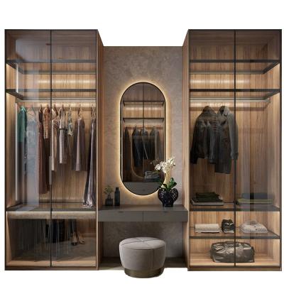 China Expandable Bedroom Walk In Closet System Luxury Wardrobe Closet for sale