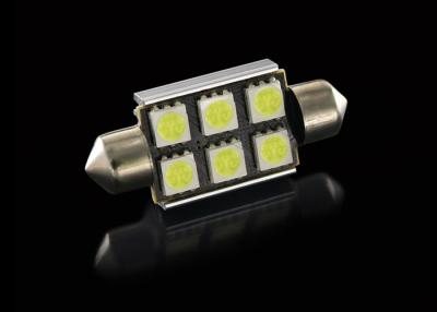 China Bulbos autos de la luz de techo del coche de la mayor nivel LED 5050 bulbos ultra blancos del adorno del × 6LEDs C5W LED en venta