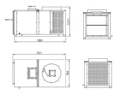 China Traditional Portable Air Conditioner Small Rooftop Packaged Unit for sale