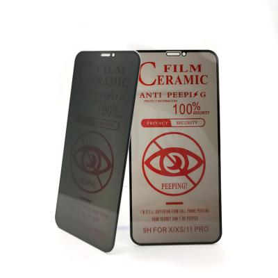 China Cell Phone Screen Protector Anti Spy Ceramic Matte Film Full Coverage Privacy Film For iPhone/Huawei/Samsung/Xiaomi for sale