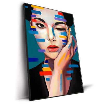 China High Resolution Giraffiti Personalized Customization Art Canvas Woman Poster Painting Prints Wall Art Decor Painting for sale