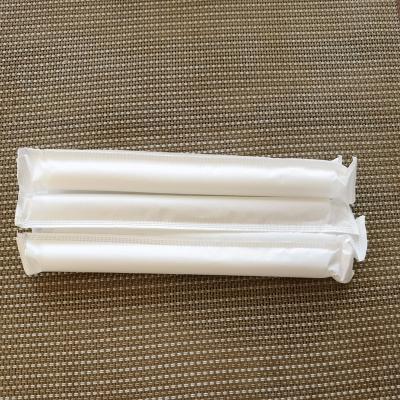 China Disposable Person Wrapped Paper Straws Drinking Eco - Friendly Disposable for sale