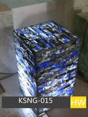 China Hintergrundbeleuchtete Sodalite-Platte zu verkaufen