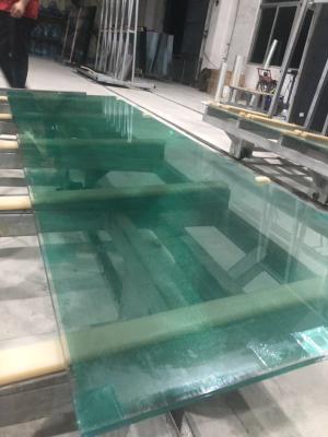 China Flat Metalspurc Glass PVB Interlayer Low Iron Laminated Glass zu verkaufen