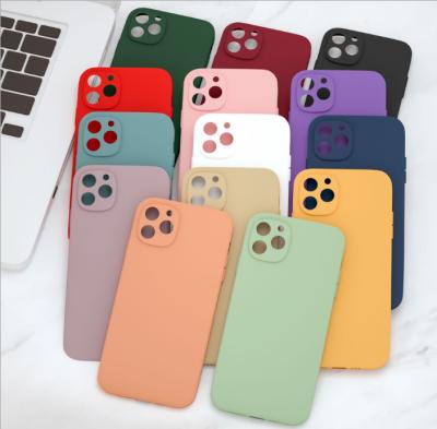 China Free Sample Slim Anti-knock Matte Shockproof Anti-Knock TPU Phone Cover For iPhone 12 Eco-Friendly Phone Case for sale