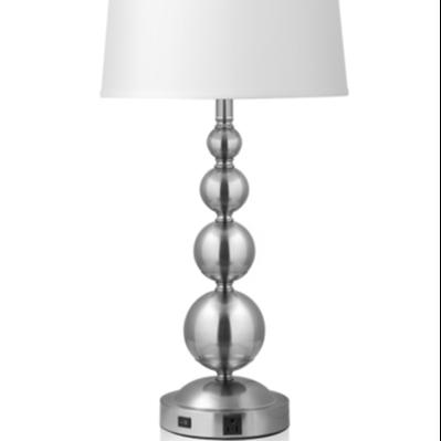 China Modern Balls Table Lamp Silver / White Luxury Material And Light Source Energy Saving Table Lamp for sale