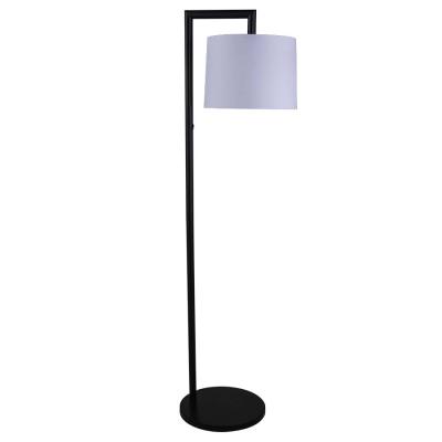 China Customized modern classic iron home hotel bed lamp portable floor lamp modern lighting with fabric shade. for sale