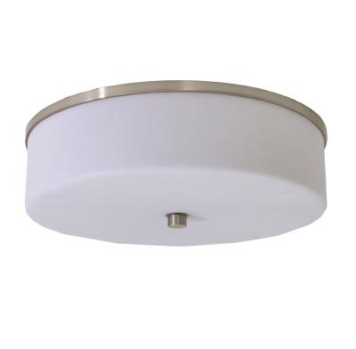 China Best Western Hotel Ceiling Lamp With Round Acrylic Frosted White Shade And GU24socket for sale